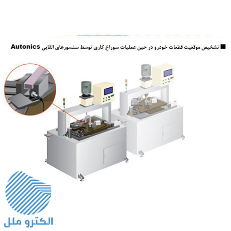 سنسور القایی آتونیکس (Autonics) استوانه ای سه سیمه PR08-1.5DP