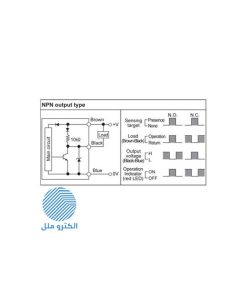 سنسور القایی آتونیکس دو سیمه استوانه ای PRCM12-4DN2 AUTONICS