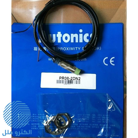 سنسور القایی آتونیکس (Autonics) استوانه ای سه سیمه PR08-2DN2