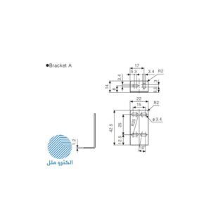 چشم آینه ای سنسور مکعبی پلاریزه آتونیکس BJ3M-PDT