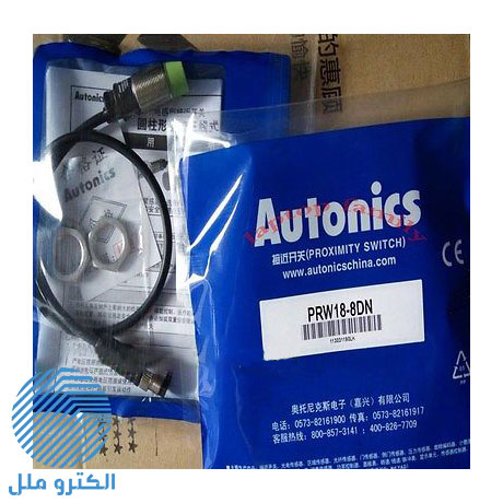 سنسور پراکسیمیتی حساس به فلز سیم و سوکت دار Autonics PRW18-8DN
