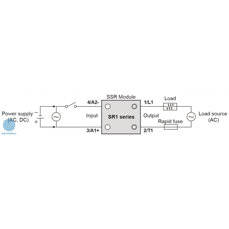 رله هیت سینک دار SR1-1415R