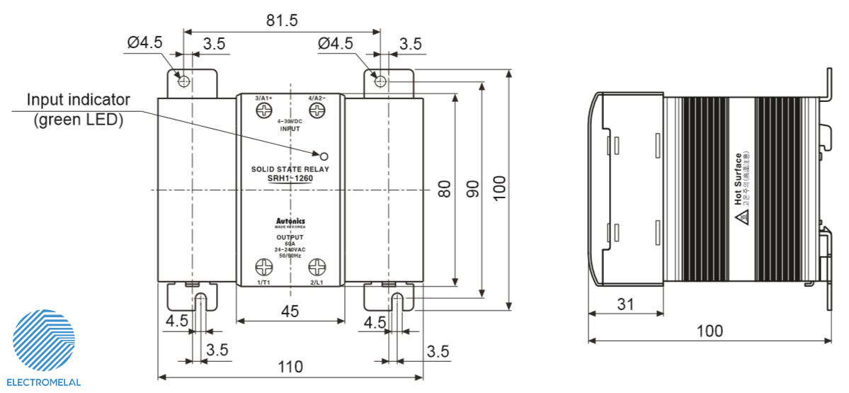 اس اس آر آمپر بالا آتونیکس SRH1-1460R