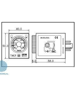 تایمر آنالوگ ریلی فوتک H3-M6H