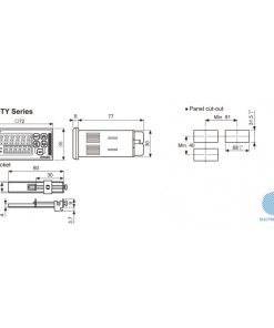 شمارنده دیجیتال آتونیکس CT6Y-2P4