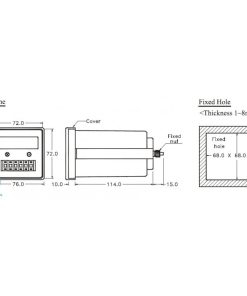 کانتر و تایمر قابل برنامه ریزی فوتک HC-31P