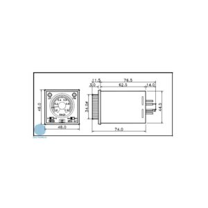 تایمر مولتی رنج تابلویی فوتک H5B-M3