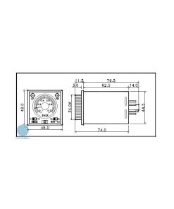 تایمر ریلی فوتک H5B-M6H