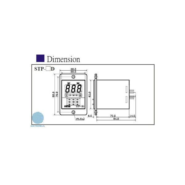 تایمر دیجیتال فوتک STP-3D