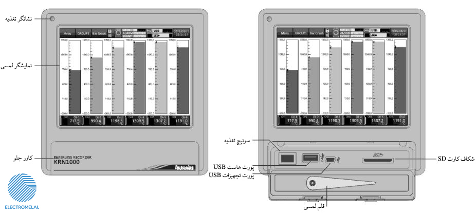 رکوردر لمسی Autonics KRN1000-0411-0S