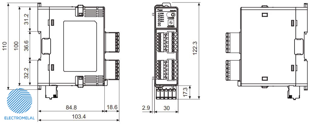 کنترلر دمای چند کاناله Autonics TM4-N-2-S-B