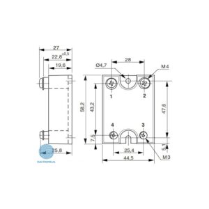 SSR آمپر بالا Celduc SC769110
