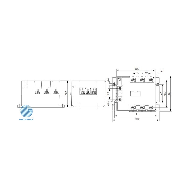 SSR سه فاز 125 آمپر Celduc SVT869394