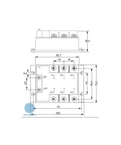 SSR سلدوک فرانسه Celduc SGT962360E
