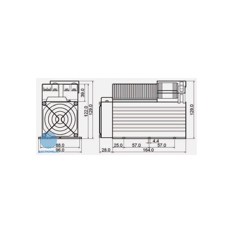 SSR موتوری سه فاز فوتک ESR-60DA