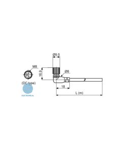کابل سنسور Autonics CLD408-2