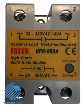 کنتاکتور الکترونیکی موتوری Fotek HPR-80AA