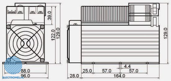 SSR موتوری سه فاز فوتک ESR-60DA
