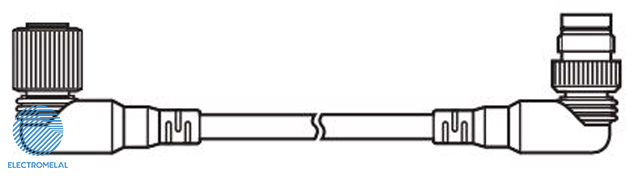کابل سنسور چپقی Autonics C2D4-5