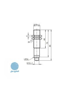سنسور التراسونیک پپرل فوکس UB1000-18GM75-E5-V15