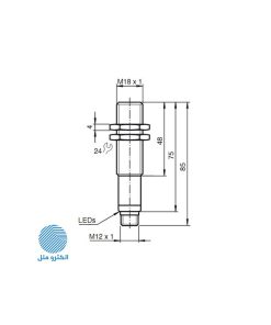 سنسور التراسونیک پپرل فوکس UB1000-18GM75-I-V15