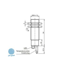 سنسور التراسونیک پپرل فوکس UC500-30GM-IUR2-V15