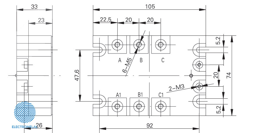 طراحی مدار اس اس آر سه فاز گریگو