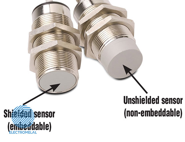 سنسور القایی Shielded و Unshielded