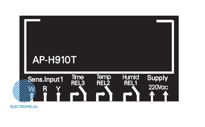 نمایشگر کنترلر دما و رطوبت AD-H910T