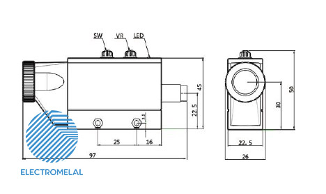 نمای شماتیک سنسور کدرنگ لانباوو