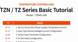 تنظیمات کنترلر دما آتونیکس سری TZ/TZN